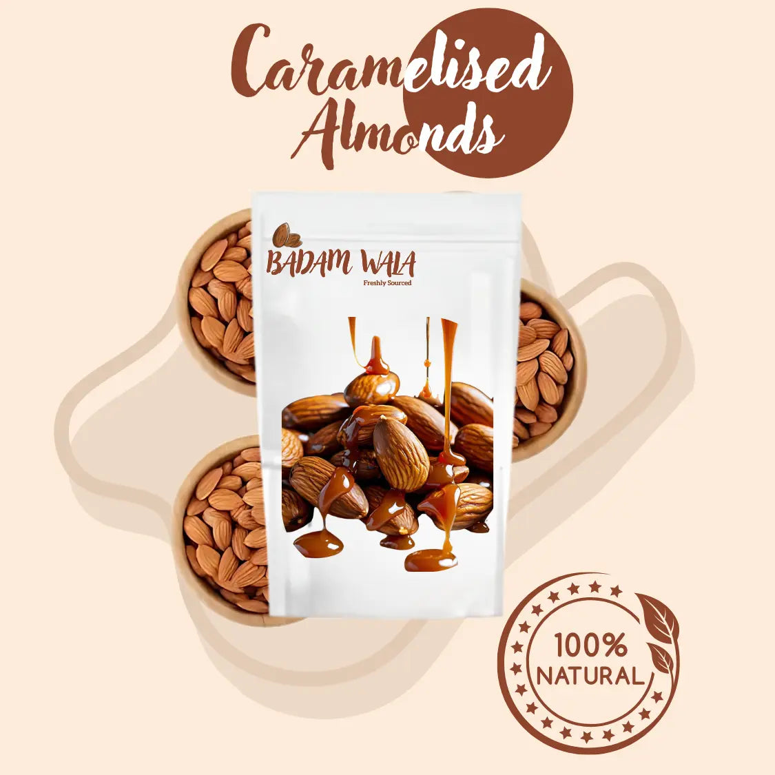 Caramelized Roasted Almonds